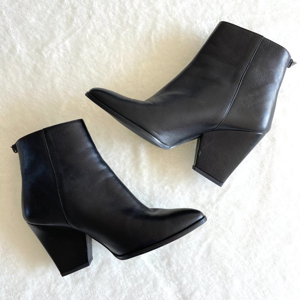 Stuart Weitzman Black Ankle Boots